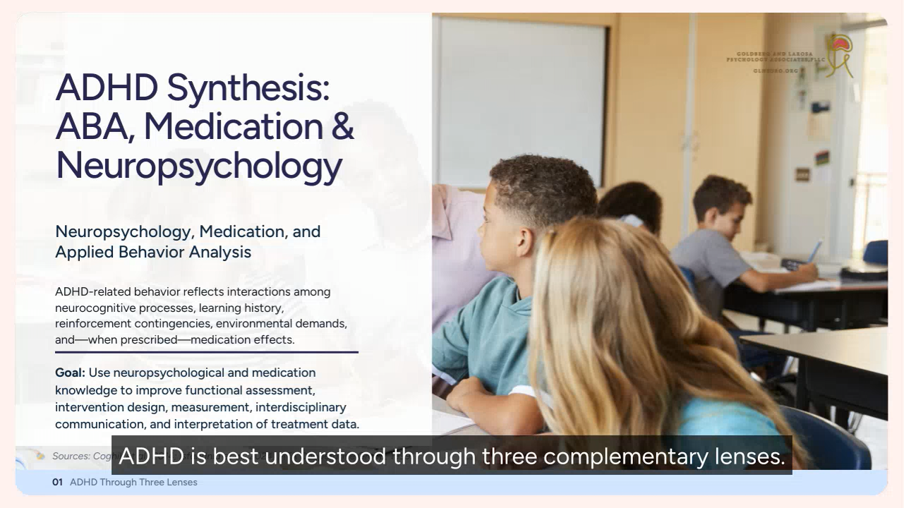 ADHD Medication, Behavior & Neuropsychology